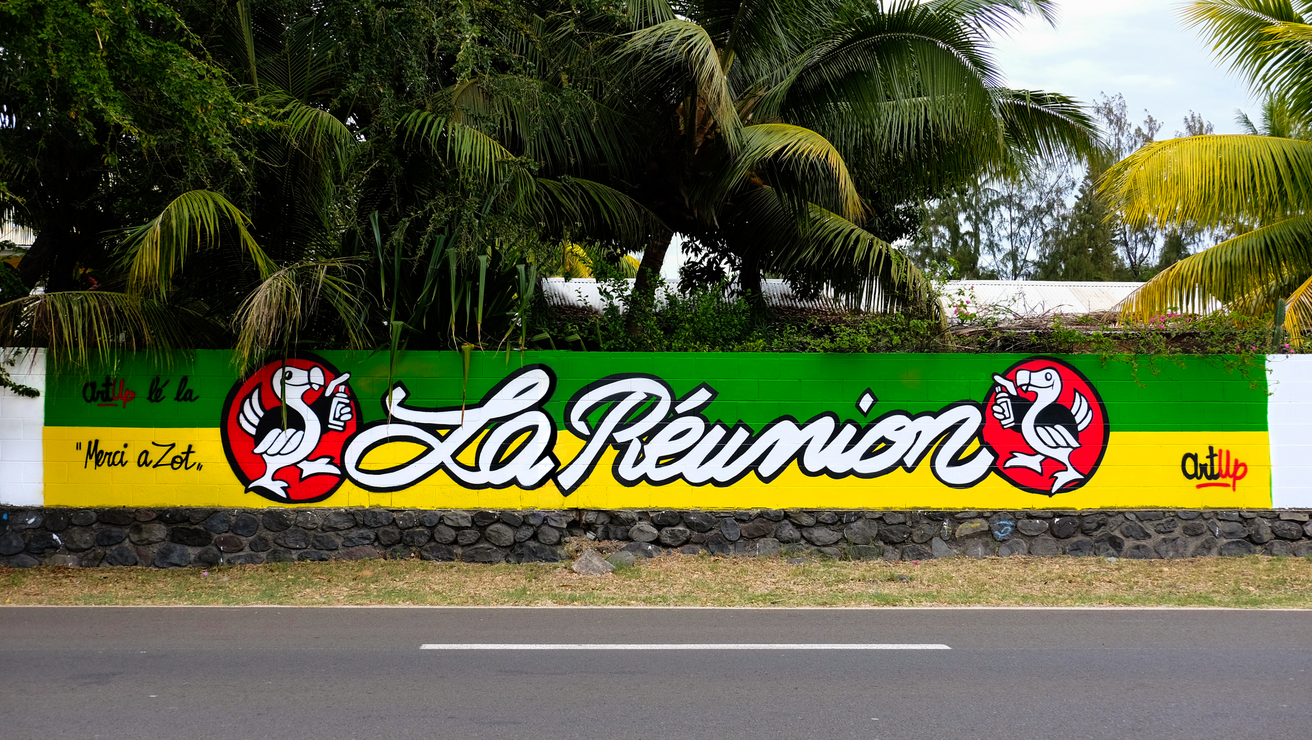 La Dodo lé la - Fresque à La Réunion
